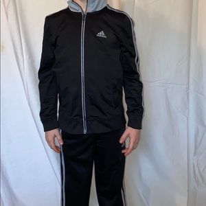 Adidas Black Track Suit